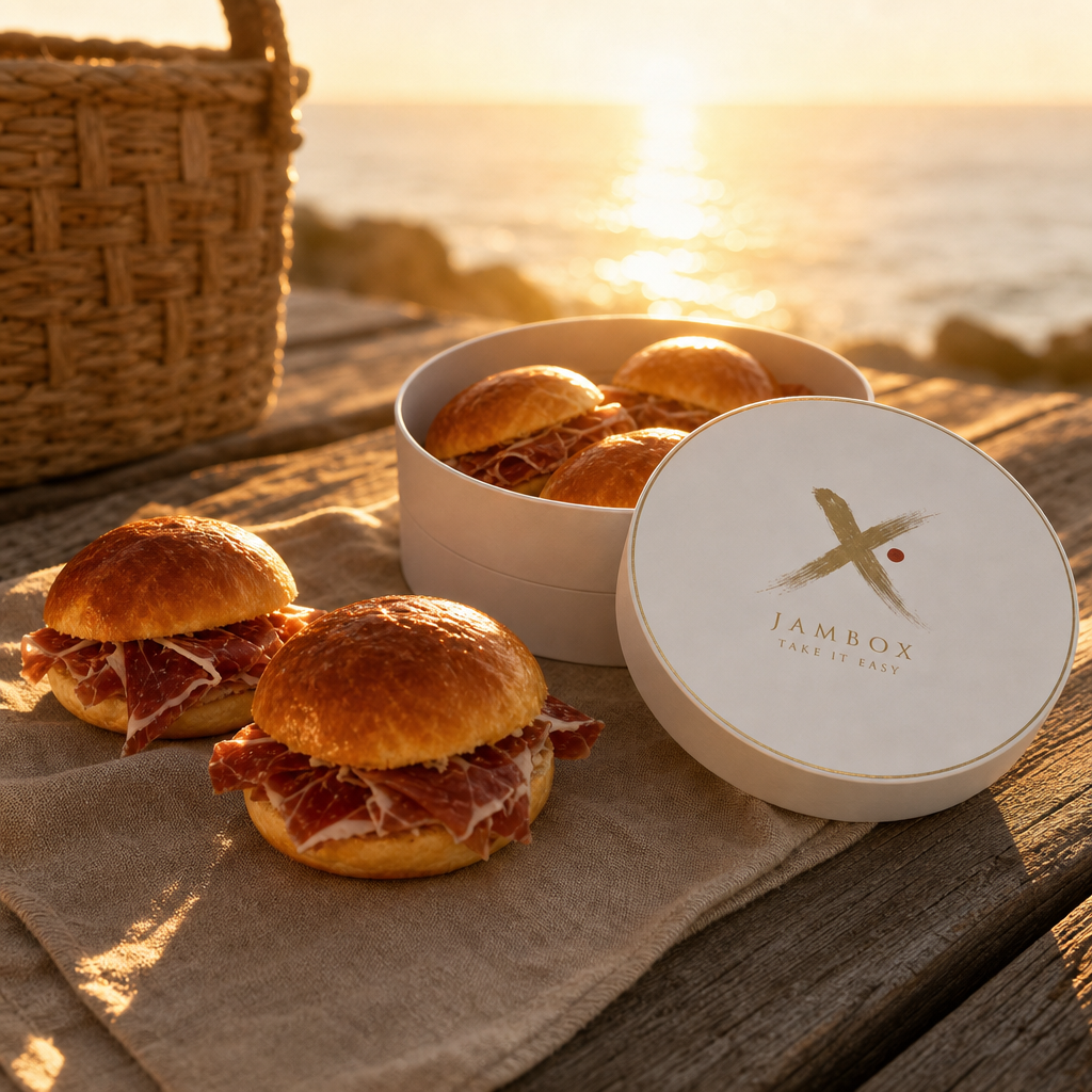 Bocadillo Brioche de Jamón de Bellota Ibérico 50 % Raza Ibérica