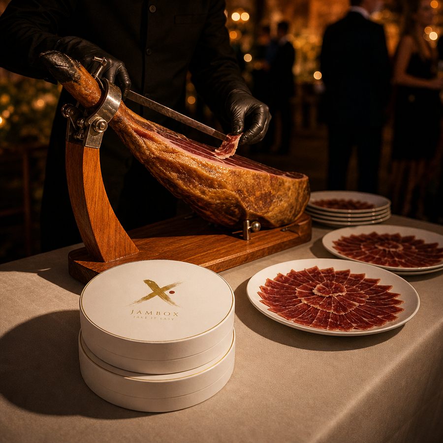Servicio de cortador de jamón
